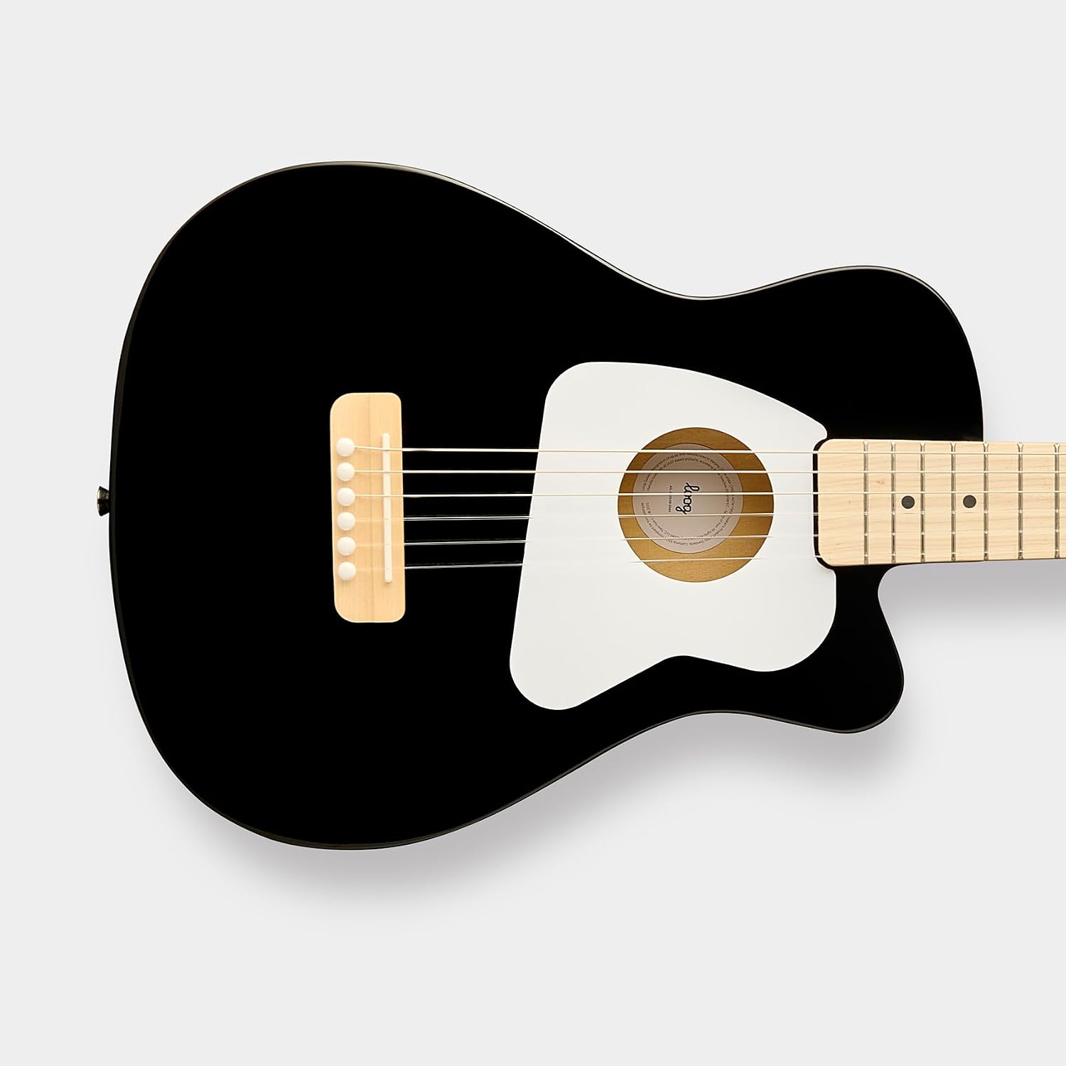 Loog Pro 6 Acoustic kids real guitar for Beginners Compact size Ages 9+ Learning app and Lessons included