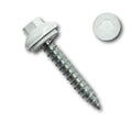 EAGLE 1 Long-Life Metal Roofing Screws: #14 x 1.5 Dome Cap Metal Roofing Screws (250-Count), Self-Tapping Tip, EPDM Washer, Multiple Colors/Includes 5/16' Magnetic Hex Bit Driver (White, 250)
