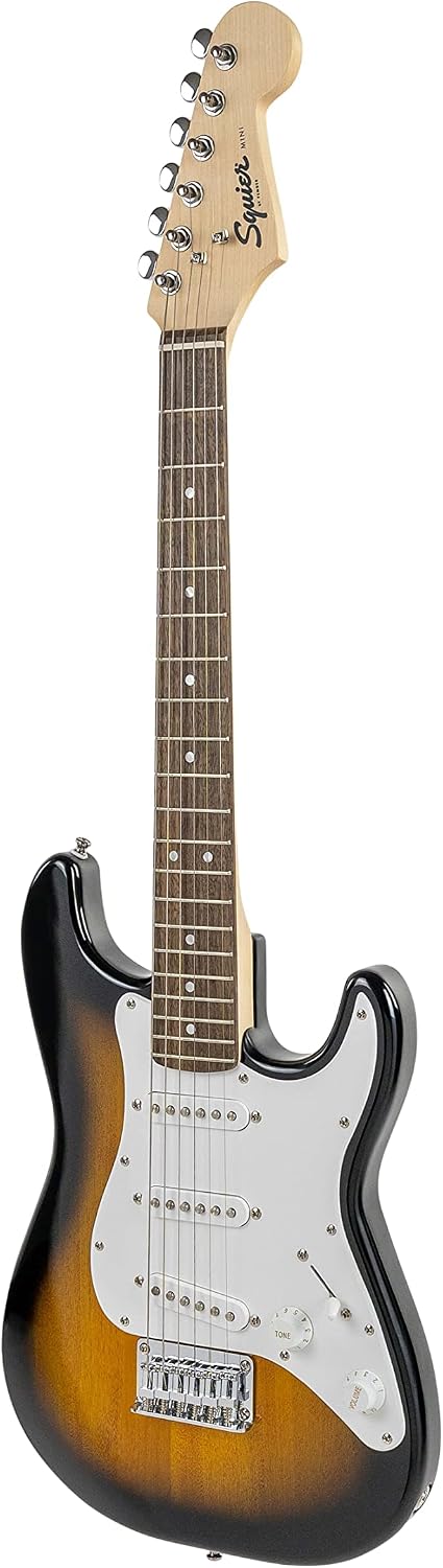 Fender Squier 3/4 Size Kids Mini Stratocaster Electric Guitar - Brown Sunburst