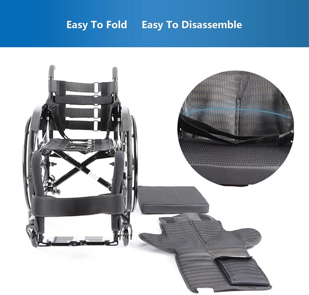 Lightweight Sports Wheelchair,Aluminum Alloy Wheelchair,Sports Folding Transport Wheelchair,Adult Self-propelled Portable Wheelchair,Handbrakes Quick Release Rear Wheels Anti-Tip Wheels(Black,38cm/15i