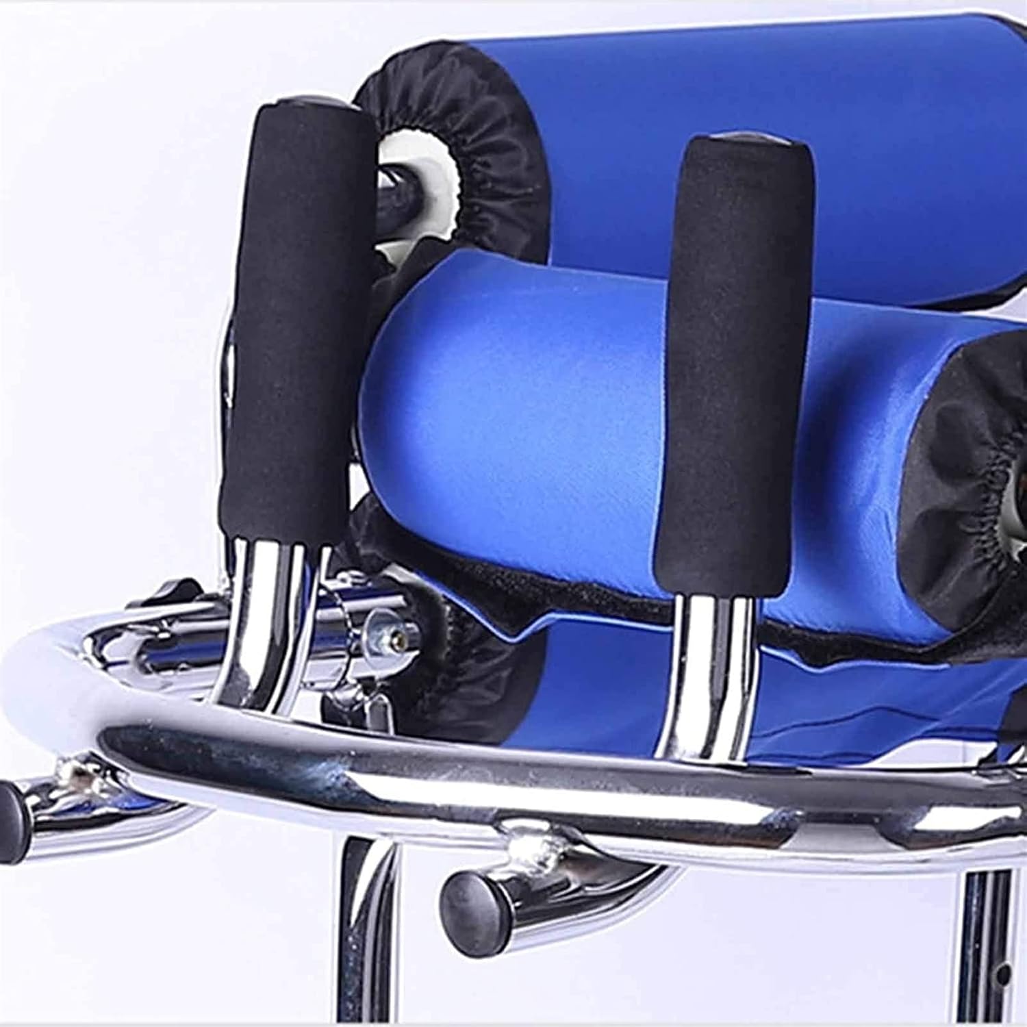 Walkers for Seniors Walker Children with Cerebral Palsy,Height-Adjustable Mobile Walker,Rollators 6 wheeS seat Disabled Assistive Equipment rollator Walker, Durable Mobility Aid., Blue
