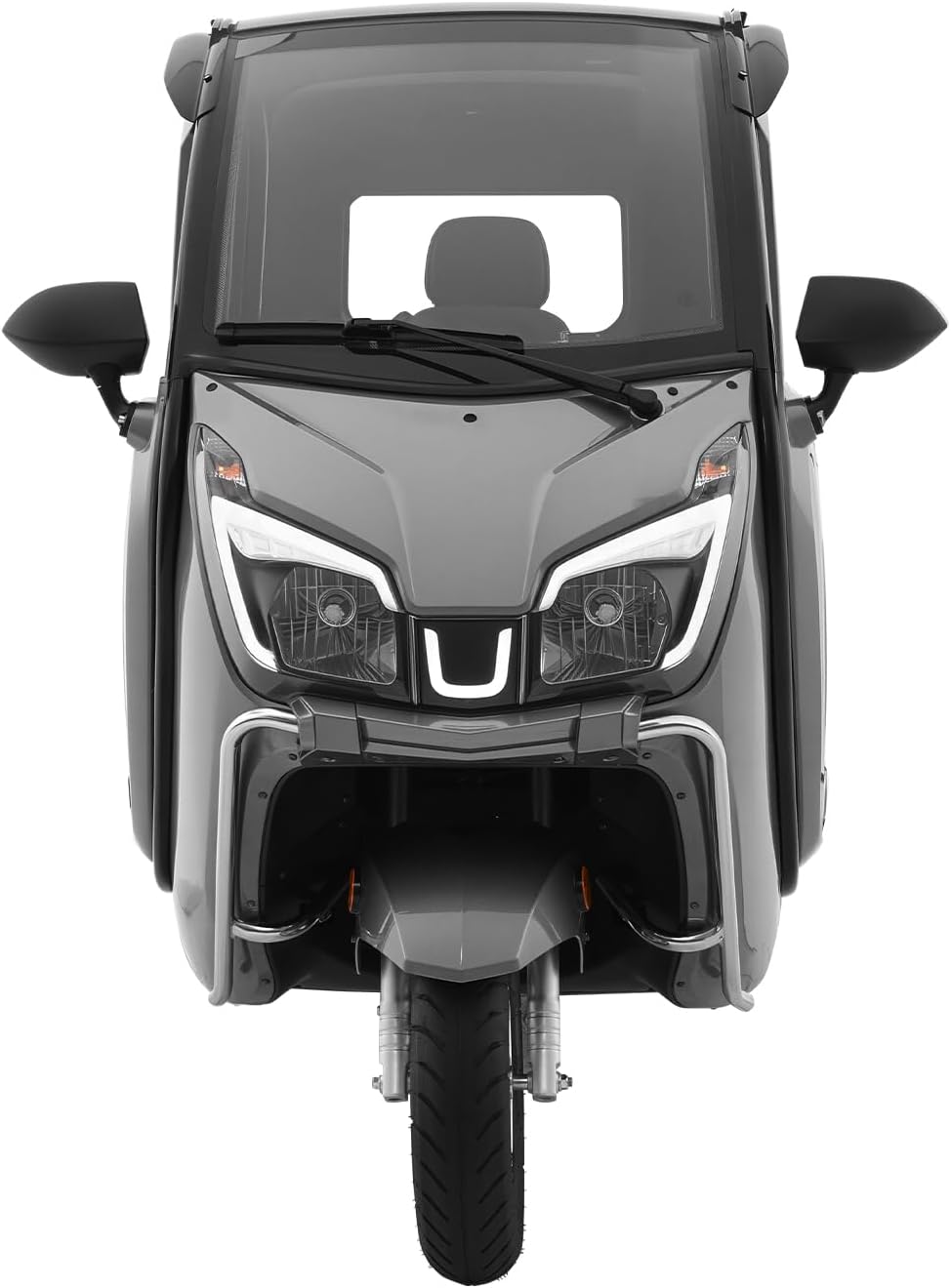 VEVOR 3-Wheel Enclosed Mobility Scooter for Seniors Adults, 650lbs Capacity, 3-Seater 1500W Electric Recreational Mobility Scooter 37 Miles Long Range, Remote Unlock, All-Terrain for Shopping Touring