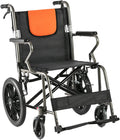 Wheelchairs Folding Wheelchairs,Folding Wheelchair Net Weight 12Kg,Widened Seat,High Backrest,4 Brakes,Easy to Fold 14Inch Small Wheel Scooter for The Elderly with Disabilities