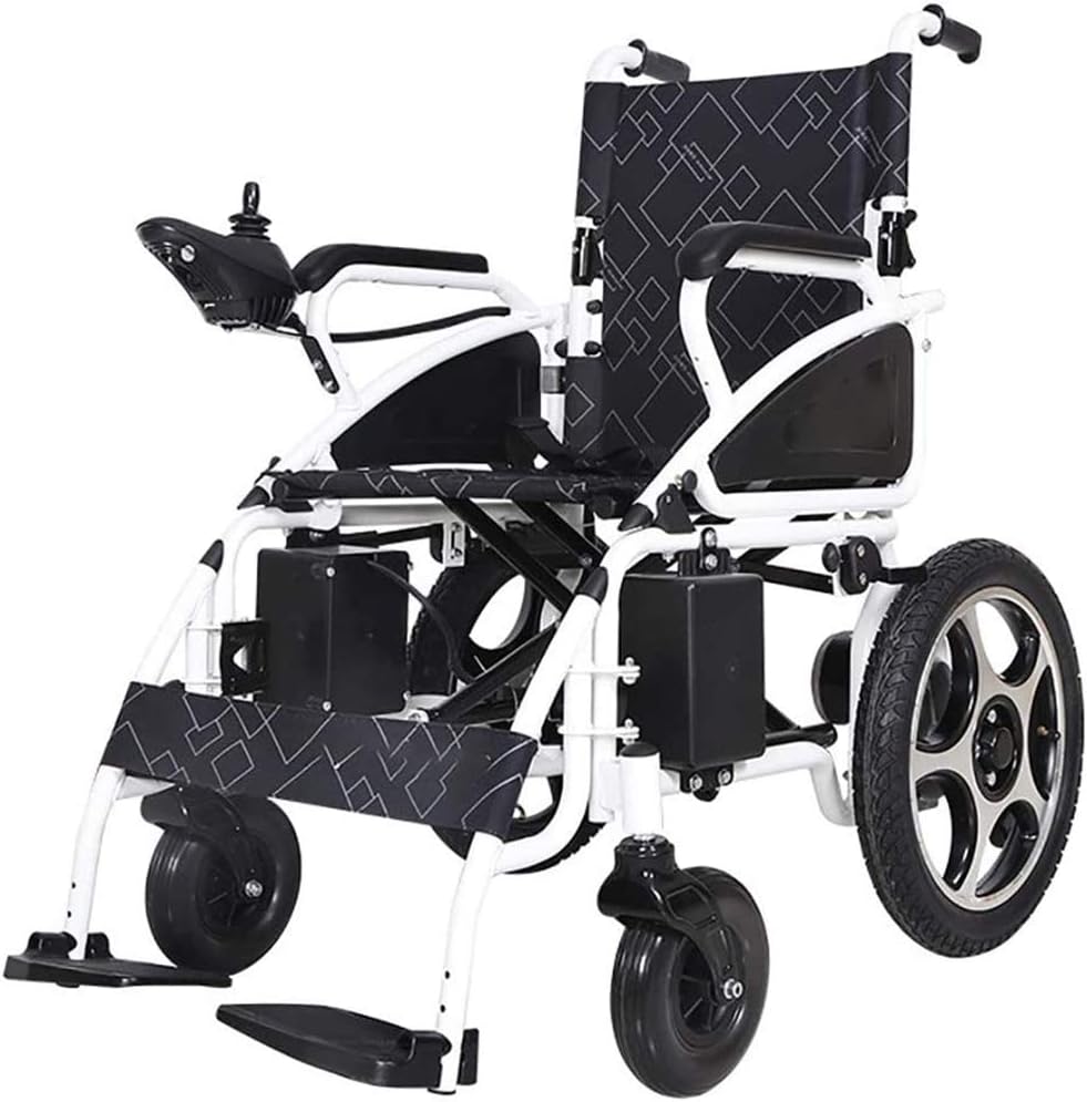 Cushionportable Folding Electric Mobility Wheelchair, Scooter for Disabled Elderly, 12A Lithium Battery, Battery Life20km
