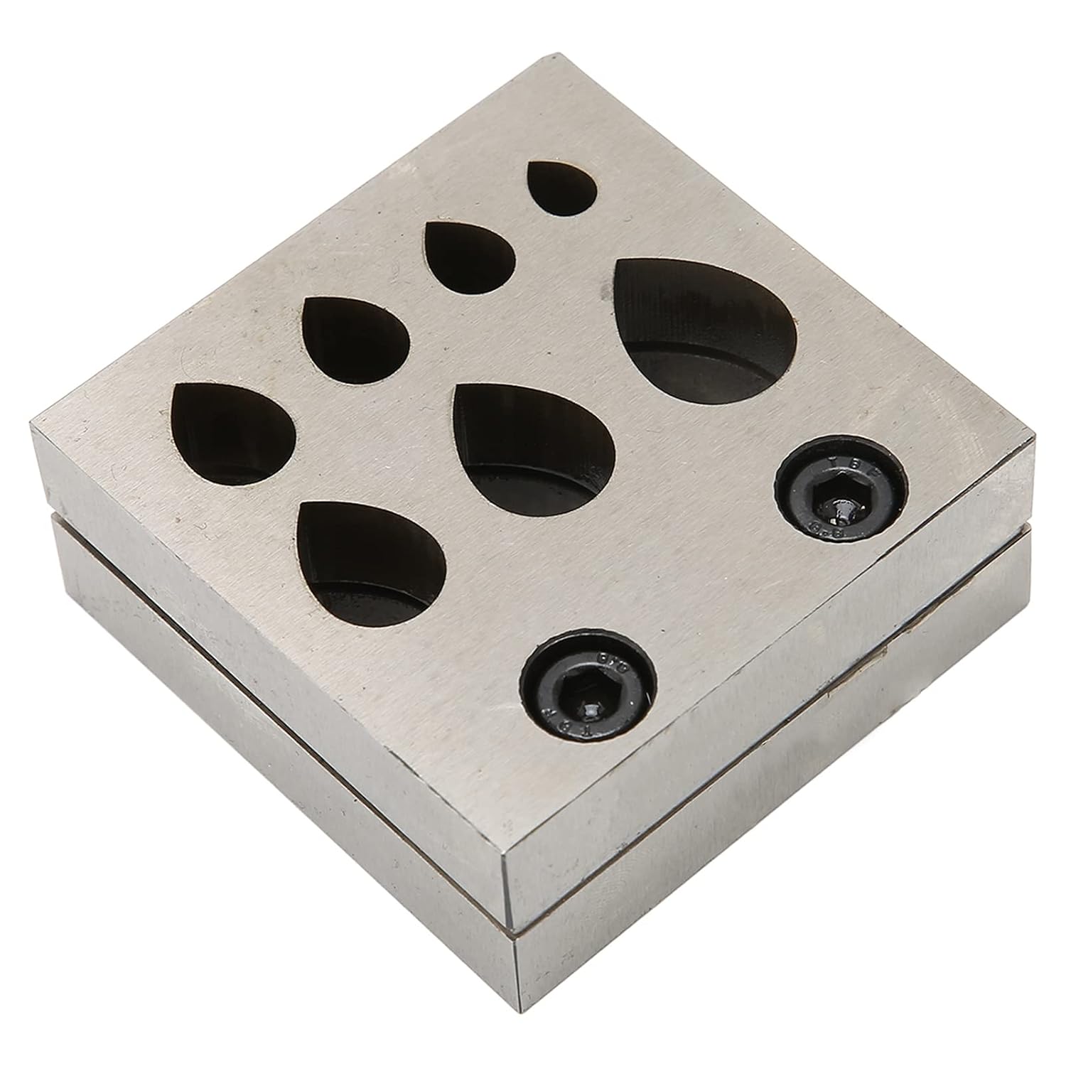 Punch Die Disc Cutter Set, Drop Shaped Jewelry Making Forming Tools, Jewelry Making Metal Forming Die Cutting Tools Hole Punch,Different Sizes 45 Steel Metal Punch Tool for Cutting