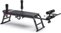 Sunny Health & Fitness No-Hang Traction & Inversion Decompression Table for Back Pain Relief, Adjustable Stretch Bench, 400 LB Capacity