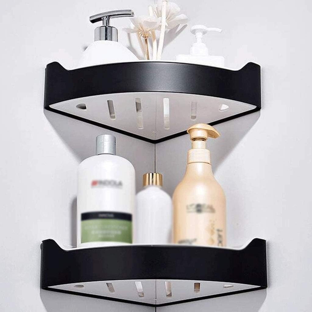 Triangular Corner Shelf Curve Design Brushed Stainless Steel Shower Bathroom