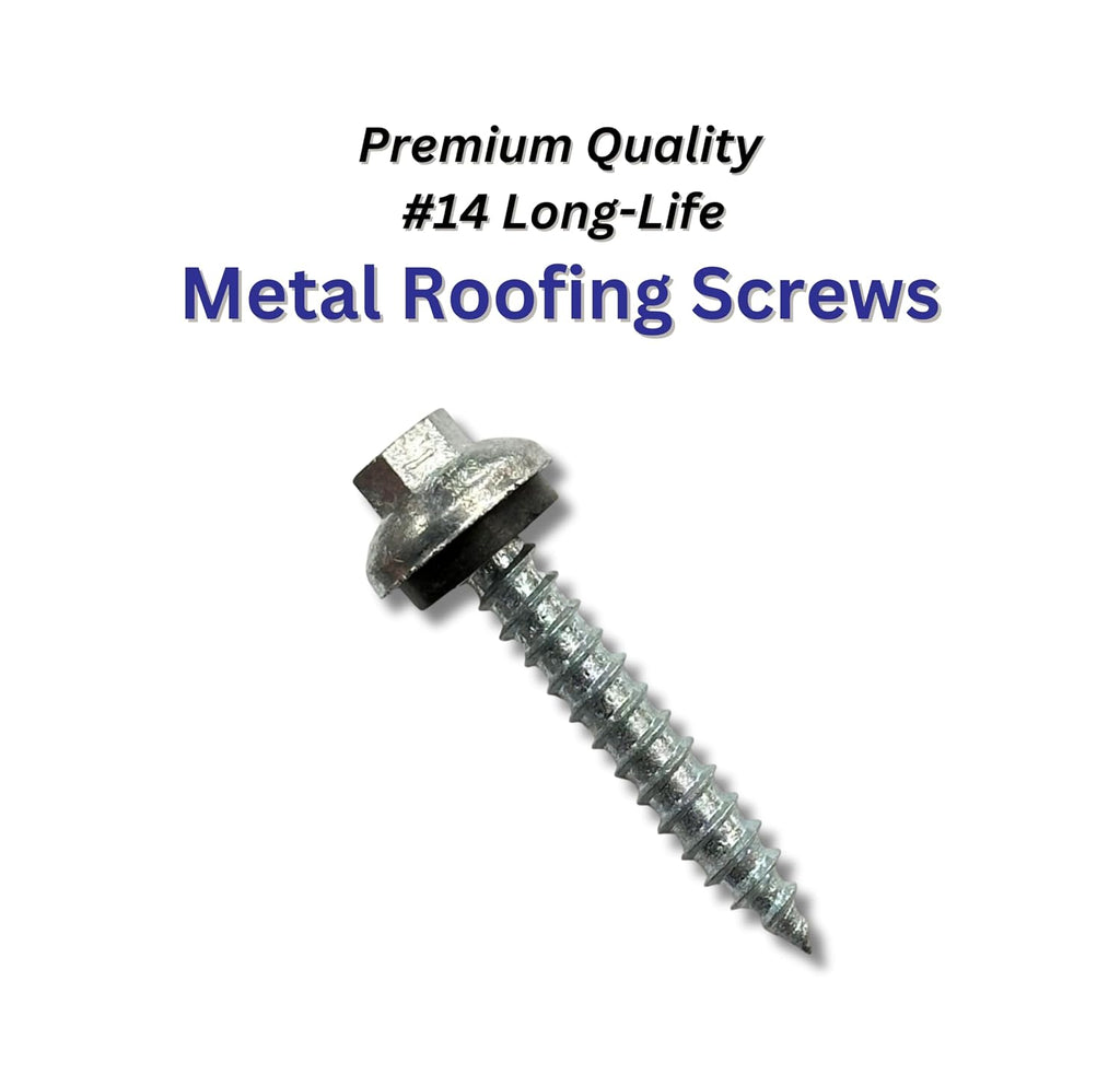 EAGLE 1 Long-Life Metal Roofing Screws: #14 x 1.5 Dome Cap Metal Roofing Screws (250-Count), Self-Tapping Tip, EPDM Washer, Multiple Colors/Includes 5/16' Magnetic Hex Bit Driver (Burgundy, 250)