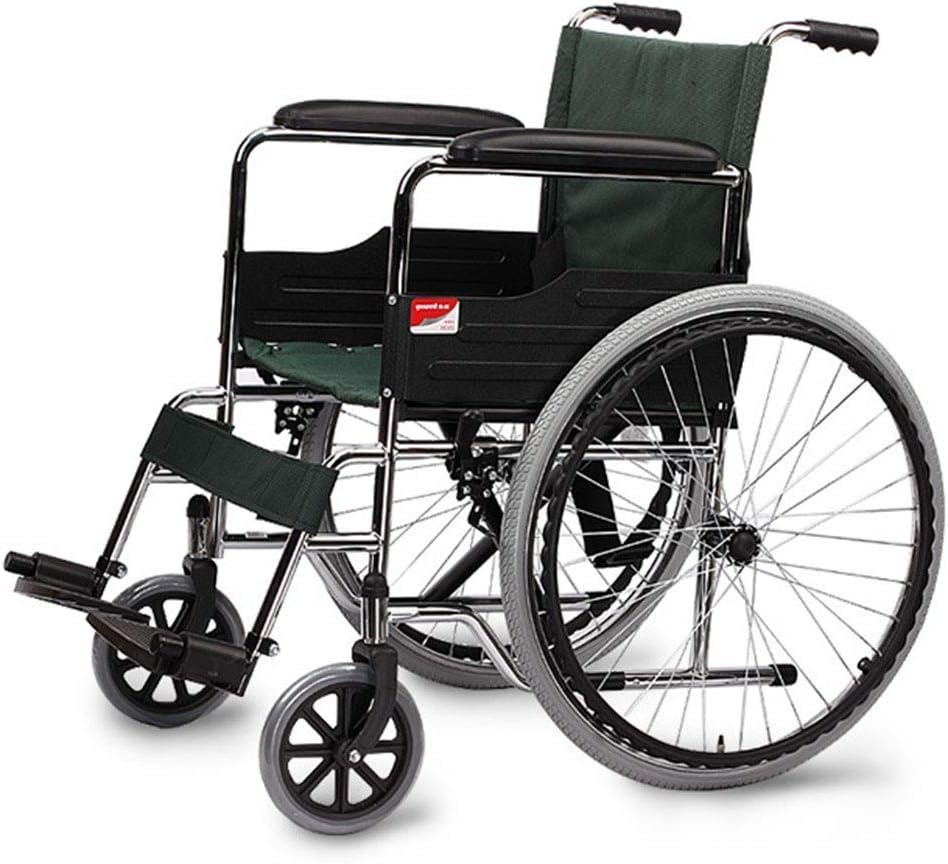 Wheelchair,Lightweight Folding Wheelchair Driving,Multi-Functional Wheelchair Portable Scooter Elderly Elderly Disabled Cart,Portable