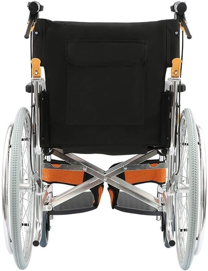 Wheelchair Aluminum Alloy, Light Fold Travel Portable Child Old Man Scooter Seniors Trolley,Portable