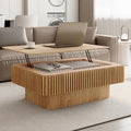 Lift Top Coffee Table for Living Room Smart Coffee Tables with Lifting Top Modern Coffee Table with Storage for Apartment Office 38.6' Rectangle Oak