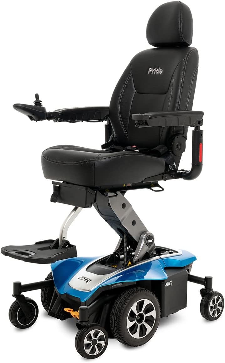 Pride Jazzy Air 2 (Sapphire Blue)- Free Joystick Cover, Chair Cover, ARM Bag!