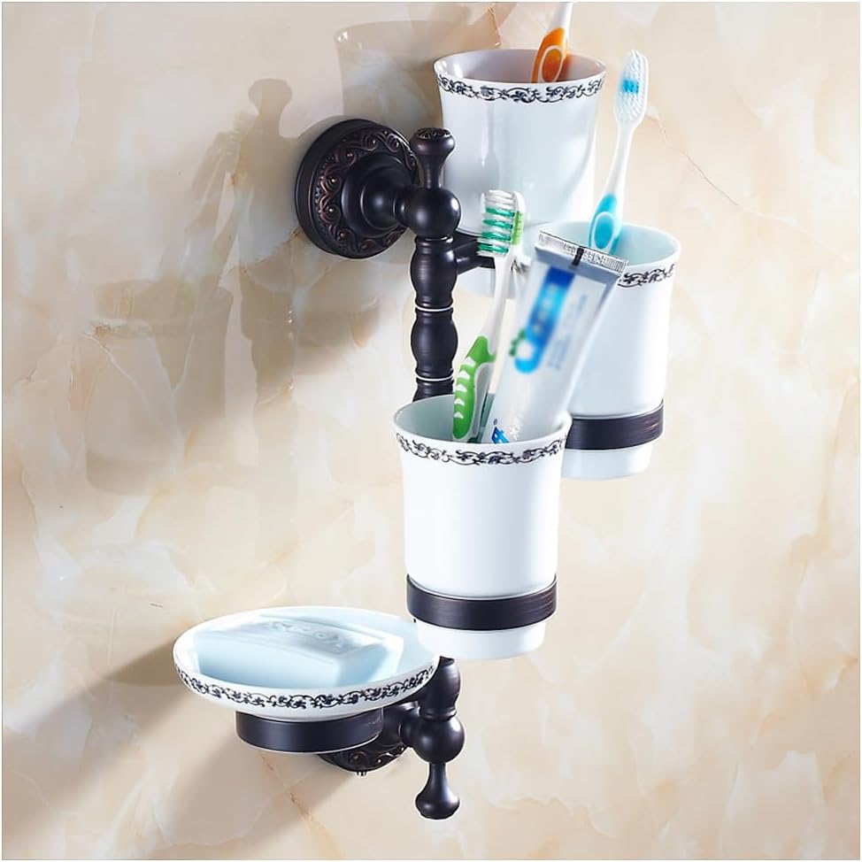 ZHOUXIAO Oil Rubbed Bronze Swing Out Towel Bar Holder/Brass Swivel Multiple Towel Rack for Bathroom or Kitchen, Towel Bar Folding Arm Swivel Hanger Bathroom Storage Wall Moun A