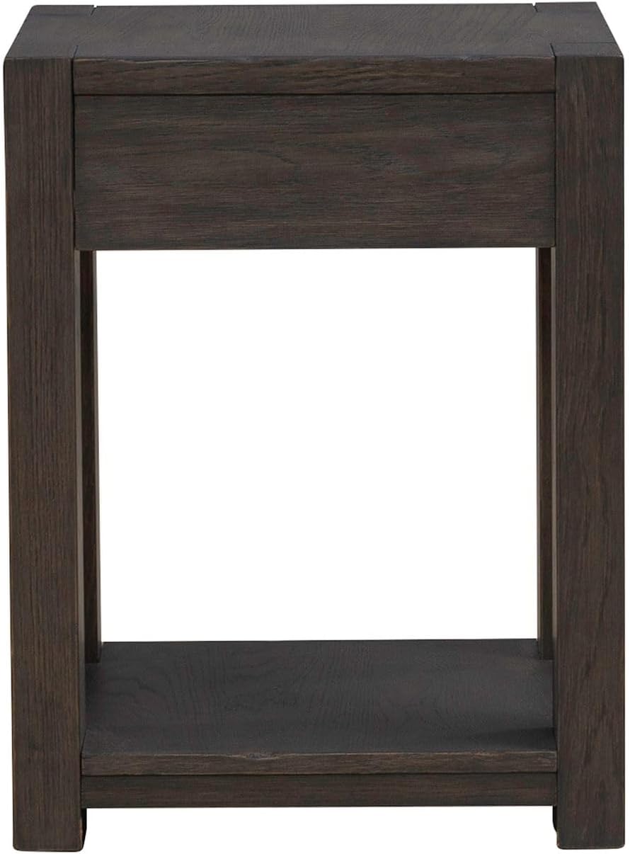 Liberty Furniture Lennox Hill Living Room Chairside Table - Bark