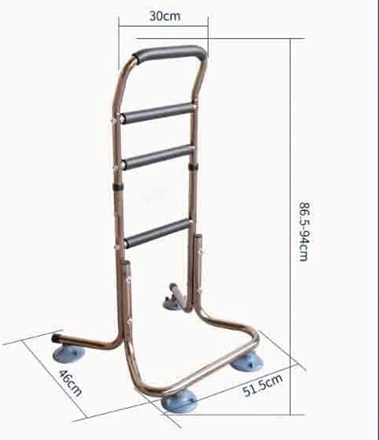 Chair Stand Assist Adjustable Heights Safety Hand Rail, Portable Mobility Aids Stand Assist Mobility & Daily Living Aids for Elderly Disabled Pregnant (C)