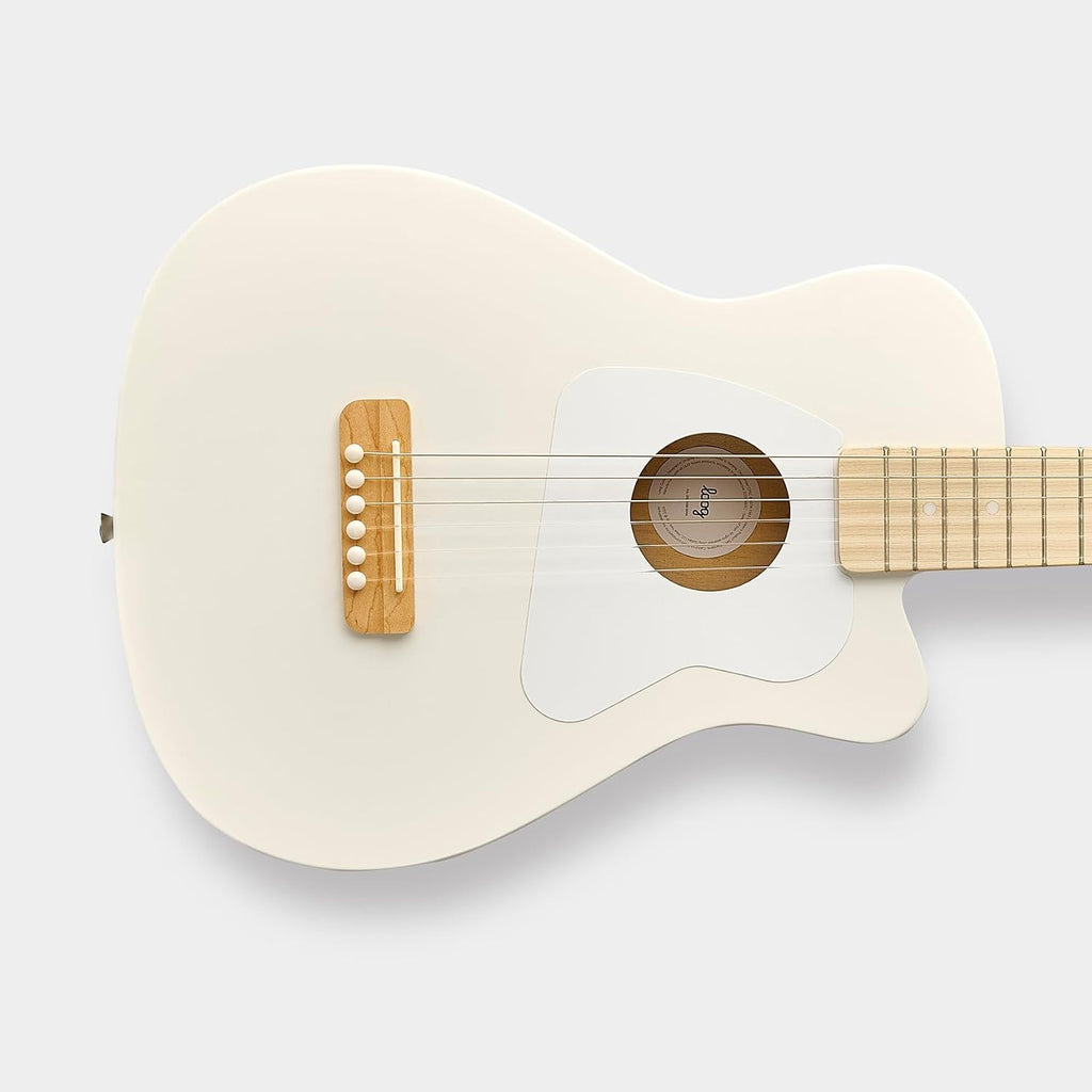 Loog Pro 6 Acoustic kids real guitar for Beginners Compact size Ages 9+ Learning app and Lessons included