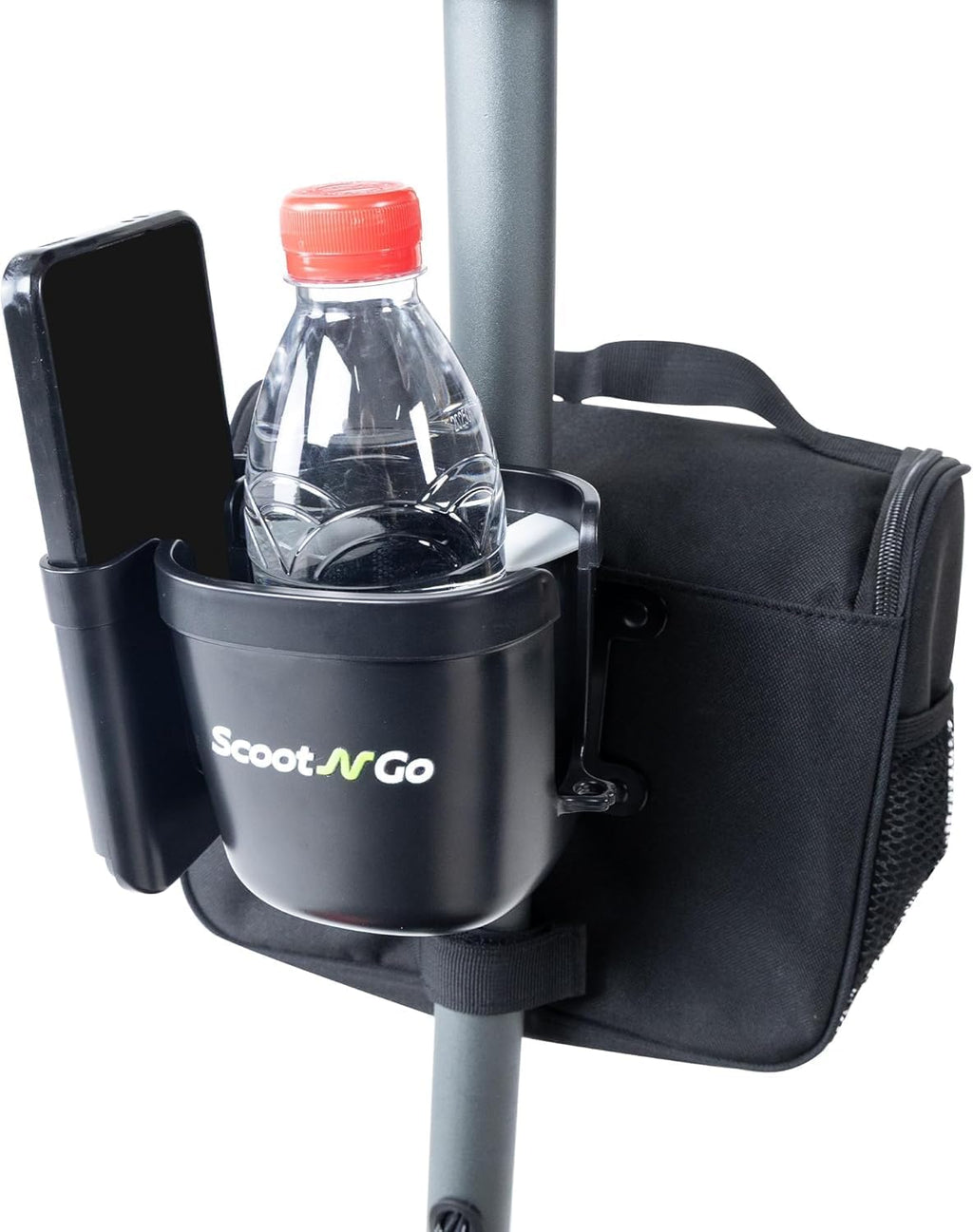 Mobility Scooter for Senior & Adults, Cruise & Airport Approved-44lb Foldable Portable Motorized Scooters with Removable Lithium Battery for 15.53 Miles Travel, 298lb Capacity (with 2-in-1 Holder)