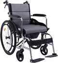Wheelchair Foldable, Self-Propelled with Adjustable Pedals Non-Pneumatic Tire Honeycomb Breathable Cushion Disabled/Elderly Push Scooter,Portable