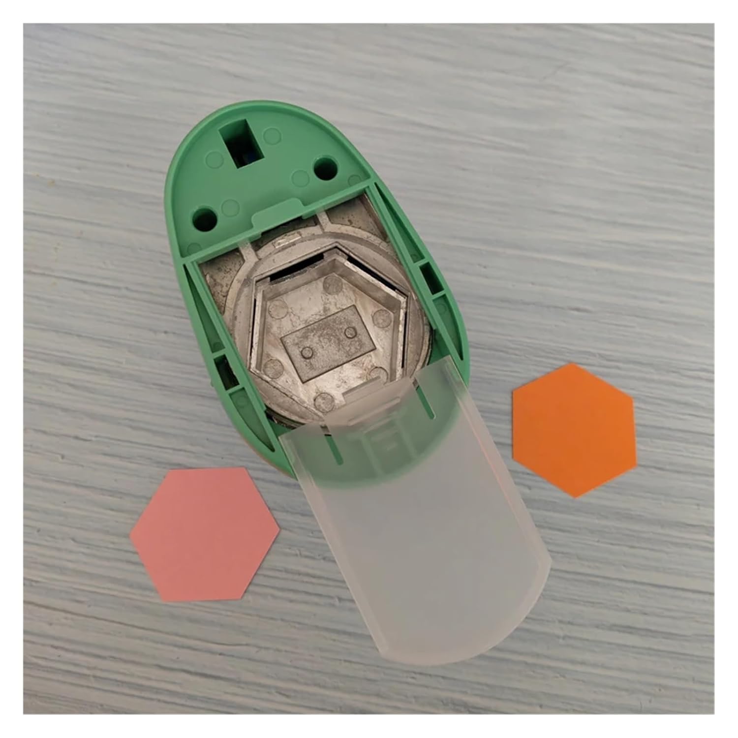 Paper Hole Punch Hexagon Shaped Save Power Paper EVA Craft Hole Punch Scrapbook Handmade Cutter DIY Graph Cutting Tool(25mm33mm50mm70mm)