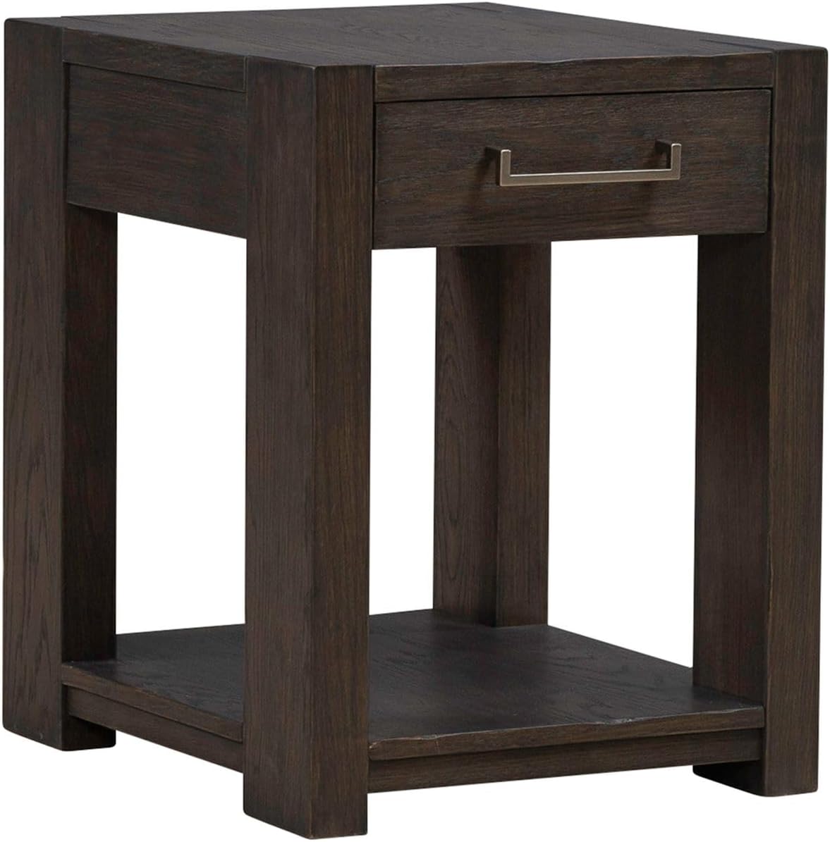 Liberty Furniture Lennox Hill Living Room Chairside Table - Bark
