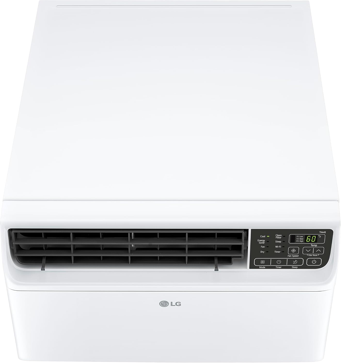 LG 6000 BTU Window Air Conditioner Energy Saving Dual Inverter, Remote Control, WiFi, LG ThinQ, Alexa, Hey Google Enabled Washable Filer Ultra-Quiet Cools Small Room up to 250 Sq.Ft White LW6023IVSM