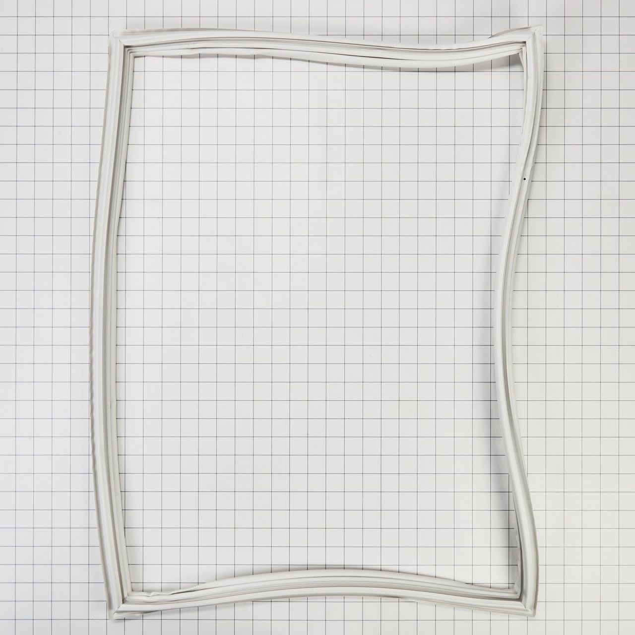 Whirlpool W10443315 OEM SxS Refrigerator Door Gasket, White Replacement Part