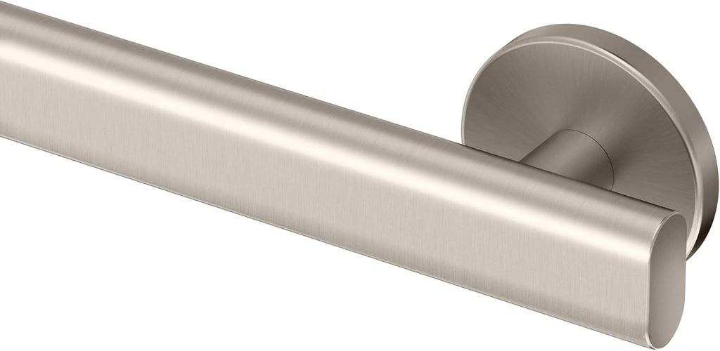 Gatco 674SN Nouveau Grab Bar, 36 Inch ADA Compliant Bathroom Safety Grab Handle for Shower & Bathtub, Stainless Steel, Satin Nickel