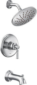 Moen UT2283EP Dartmoor M-CORE 2-Series 1-Handle Tub and Shower Trim Kit, Valve Required, Chrome