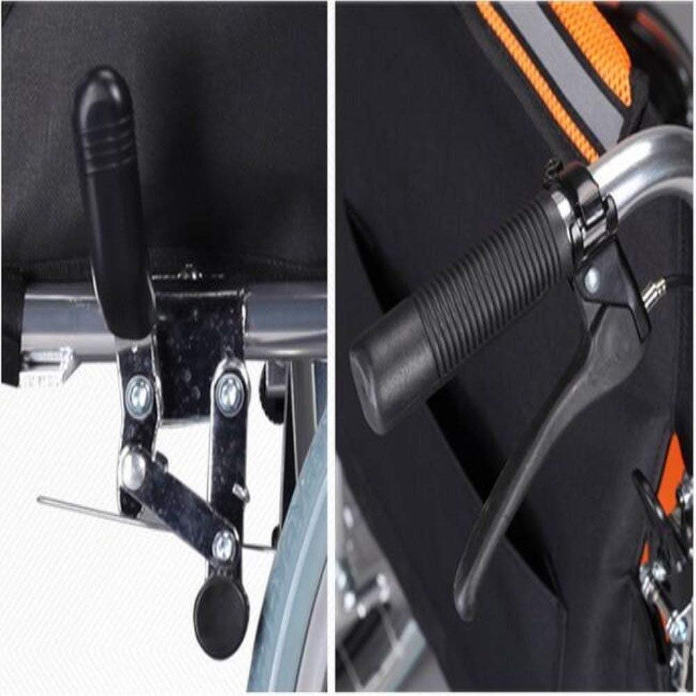 Wheelchair Aluminum Alloy, Fold Light Multifunction Old Man Portable Disabled Hand Scooter,Portable