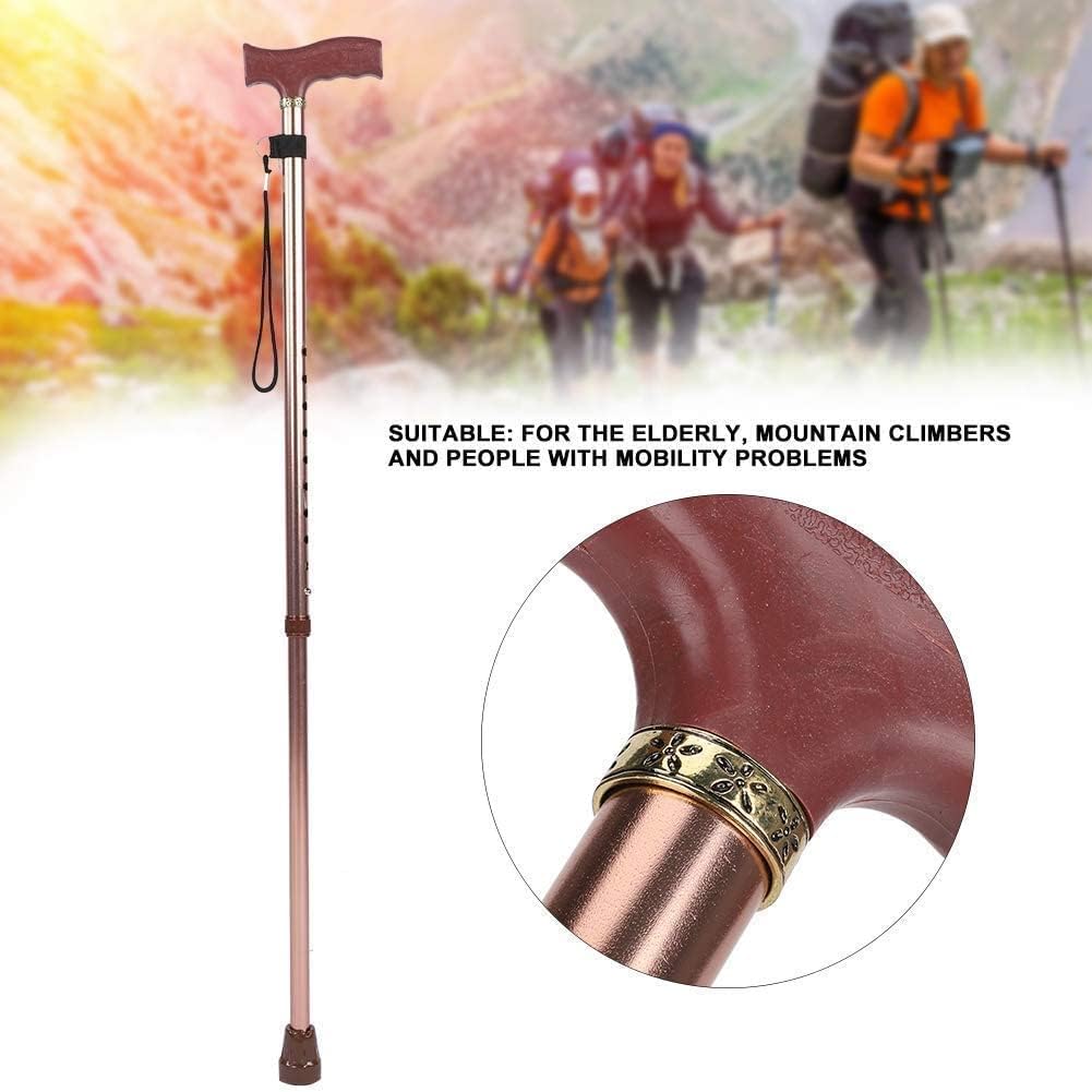 Walking Stick Walkers for Seniors Crutches Walking Adjustable Walking Stick Anti-Slip Walking Adjustable HEI Hand Walking Stick Ideal Daily Living Aid for Limited Mobility rollator Walker, D