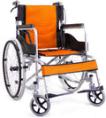 Wheelchair Manual,Fold Light Old Man Scooter Portable Travel Super Light Seniors/Disabled Trolley Transport Chair,portable(Yellow)