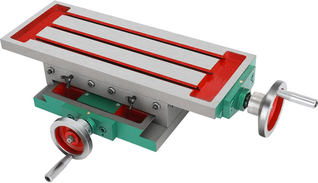 VEVOR Milling Working Table 17.7 X 6.7 Inch, Compound Milling Machine Work Table 2 Axis 4 Ways Move, Multifunction Milling Working Table Heavy-duty Structure,for Milling and Drilling Machine