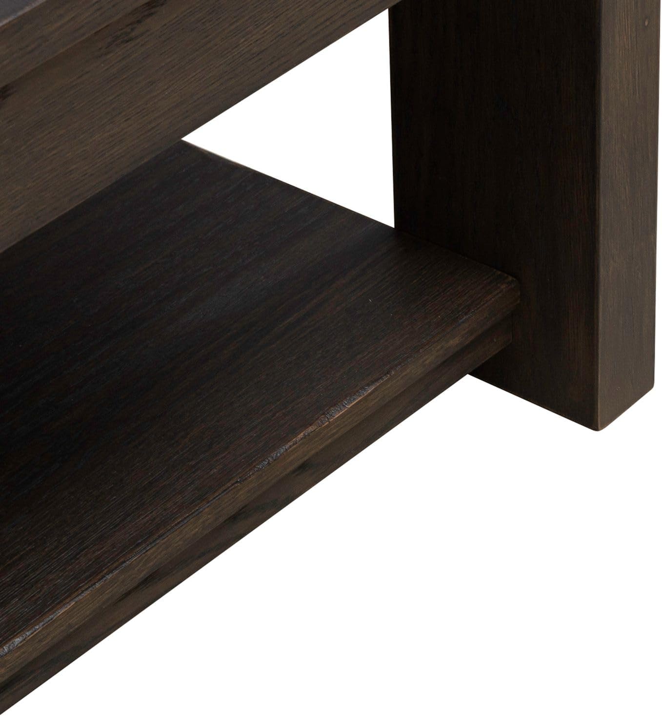 Liberty Furniture Lennox Hill Living Room Oversized Square Cocktail Table - Bark