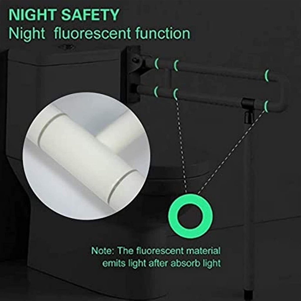 Bath Handle Towel Rail Handle Grab Bar Bathroom Seat Support Foldable Skid Resistance Toilet Hand Grips for Disability Aid and Elderly Assistance (Color : Yellow)