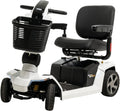 Pride Mobility ZT10 (Zero Turn 10) Four Wheel Recreational Scooter with CTS Suspension, 400 lbs. Weight Capacity (Pearl White)