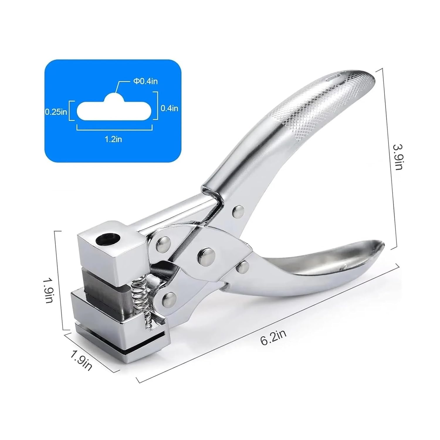 Paper Hole Punch T Slot Shape PVC Plastic ID Paper Tag Tool Plier Airplane Hole Puncher Punch Stationery Office Badge Card paperboard