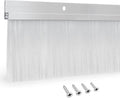 12-Set Door Brush Sweep – 2.80' x 39.3' CEPIA Garage Door Seal –White Roll Up & Exterior Door Sweep for Bottom Gap Protection (472 in / 12000 mm)