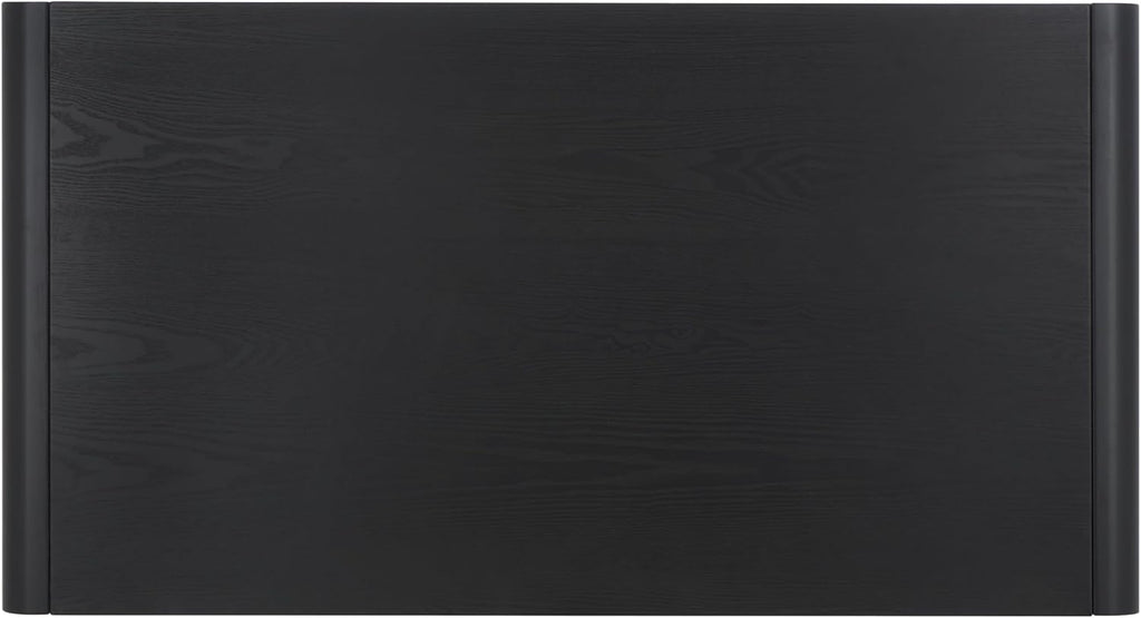SAFAVIEH Home Collection Omara Black 1-Shelf Coffee Table