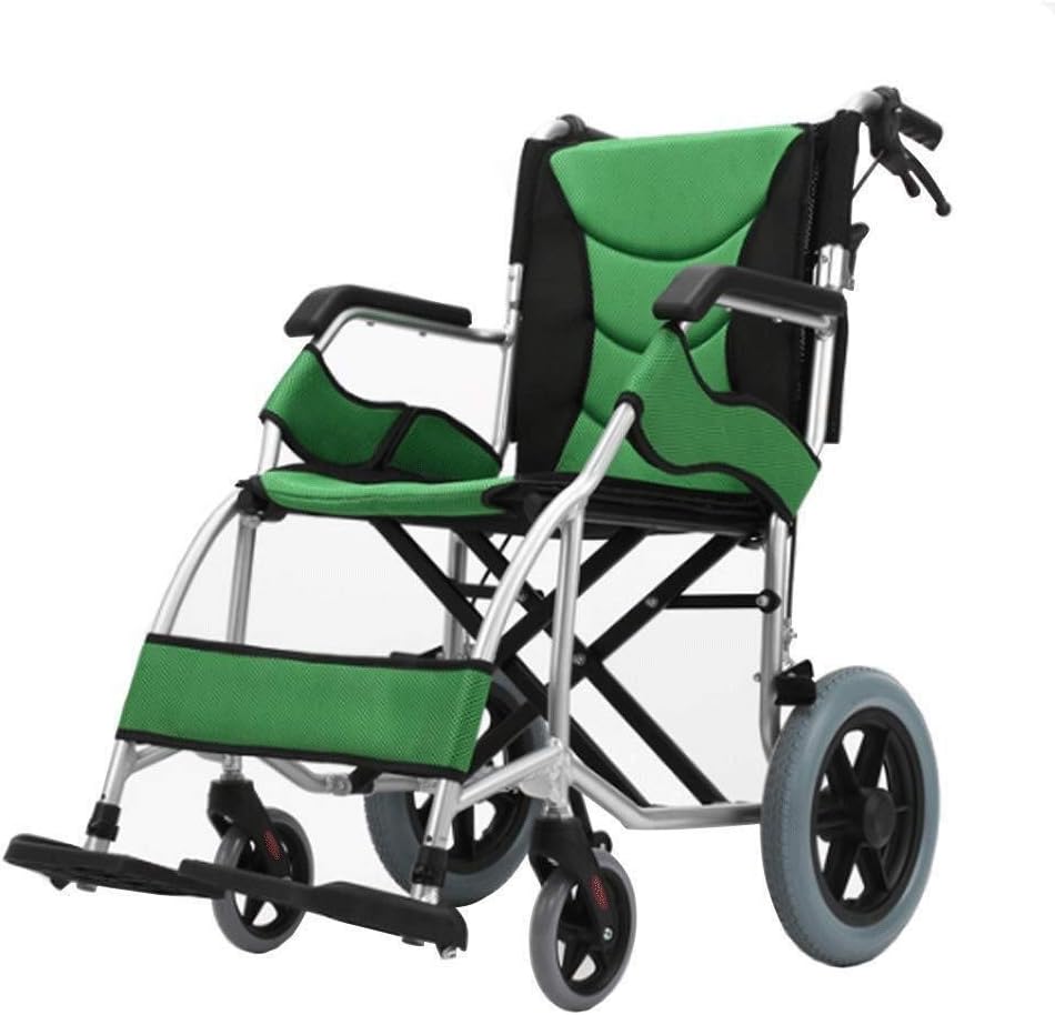 Wheelchair, Aluminum Alloy Fold Light Trolley Seniors Disabled Super Light Portable Travel Scooter,Portable