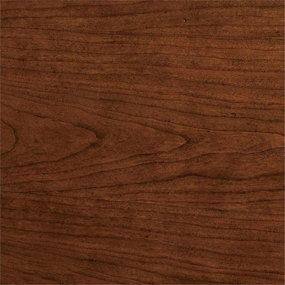 BOWERY HILL End Table Nightstand Bedside Coffee Accent Table, Square, Traditional, Indoor with 1 Drawer 1 Shelf in Wood, Cherry