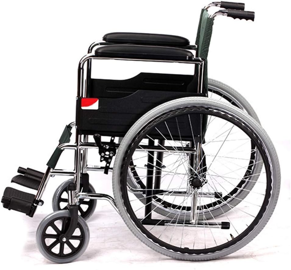 Wheelchair,Lightweight Folding Wheelchair Driving,Wheelchair Portable Scooter Elderly Elderly Disabled Cart,Portable
