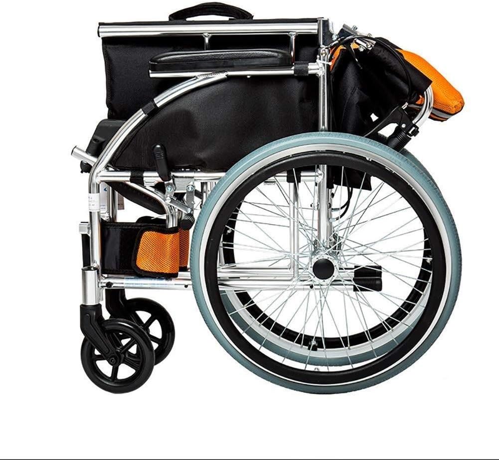 Wheelchair, Old Man Trolley Disability Scooter Fold Light Portable Super Light Multifunction,Portable