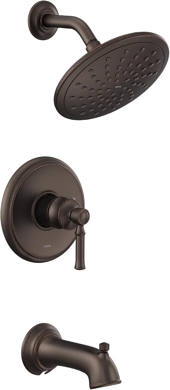 Moen UT2283EPORB Dartmoor M-CORE 2-Series 1-Handle Tub and Shower Trim Kit, Valve Required, Oil Rubbed Bronze