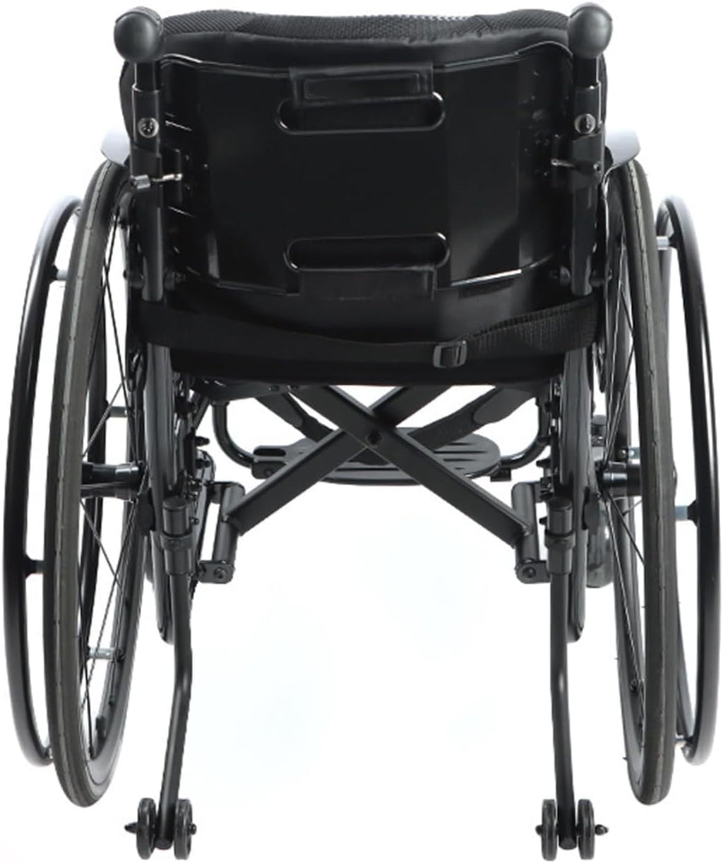 Sport Self Push Manual Active Wheelchair,Durable Wheelchair with Handbrakes,Sport Transport Wheelchair,Lightweight Wheelchair,15.7-Inch Wide Seat(Seat Width 40cm/15.7in)