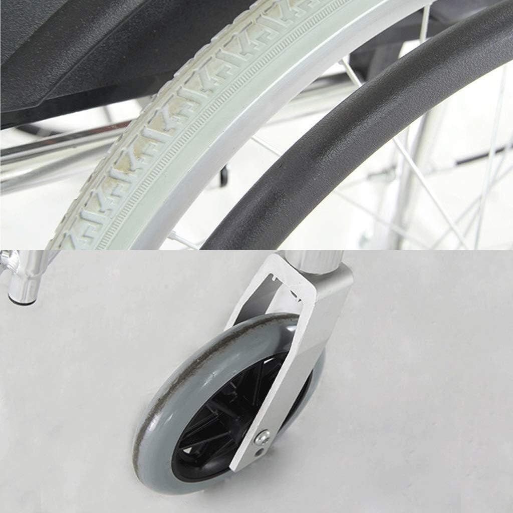 Wheelchair Aluminum, Fold Super Lightweight Seniors Disabled Scooter Travel Portable Trolley Transport Chair,portable
