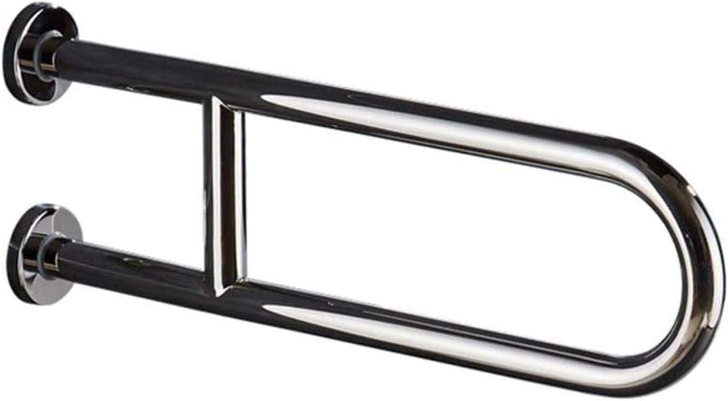 Bath Handle Towel Rail U Type Grab Rails Anti-Slip Polished Chrome Safety Support Rail Grab Bar Disability Aid Hold for Toilet/Shower Bathroom