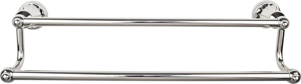 Top Knobs HUD11-TB Hudson Bath Double Towel Rod Bronze