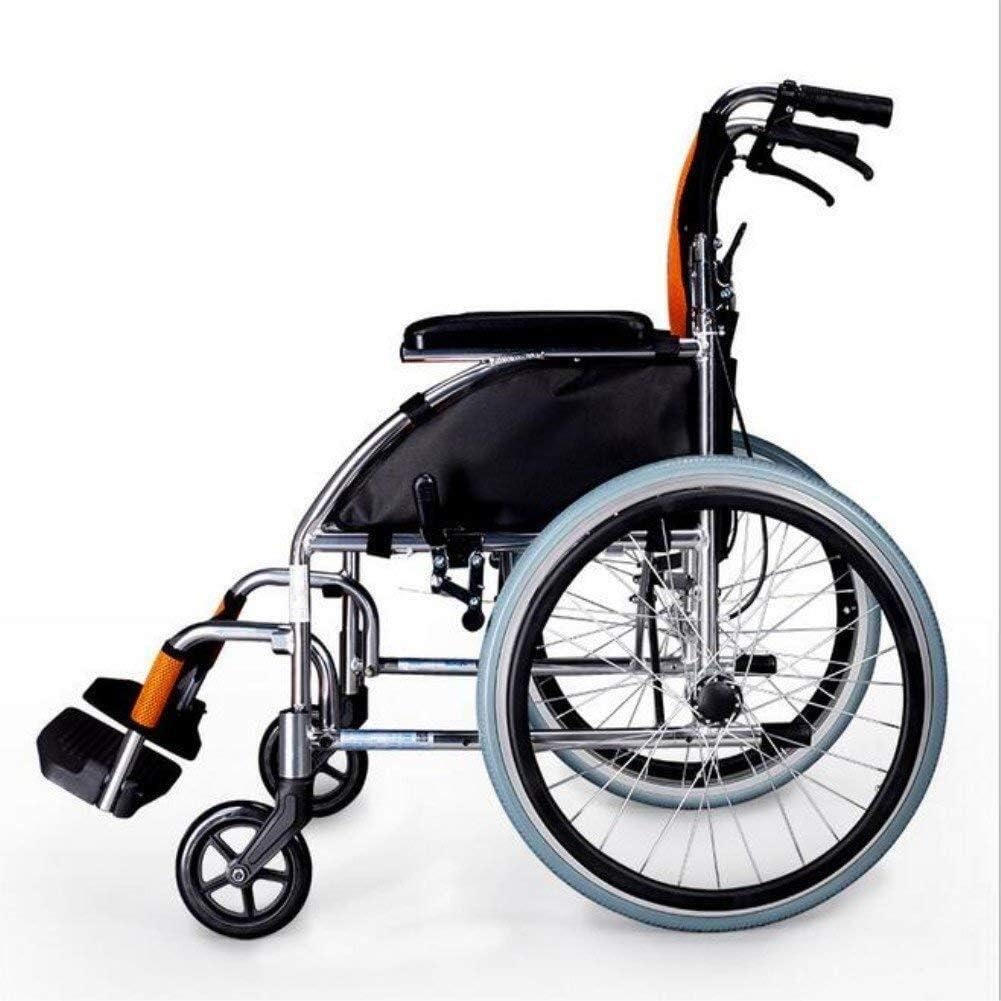 Wheelchair Aluminum Alloy, Fold Light Multifunction Old Man Portable Disabled Hand Scooter,Portable