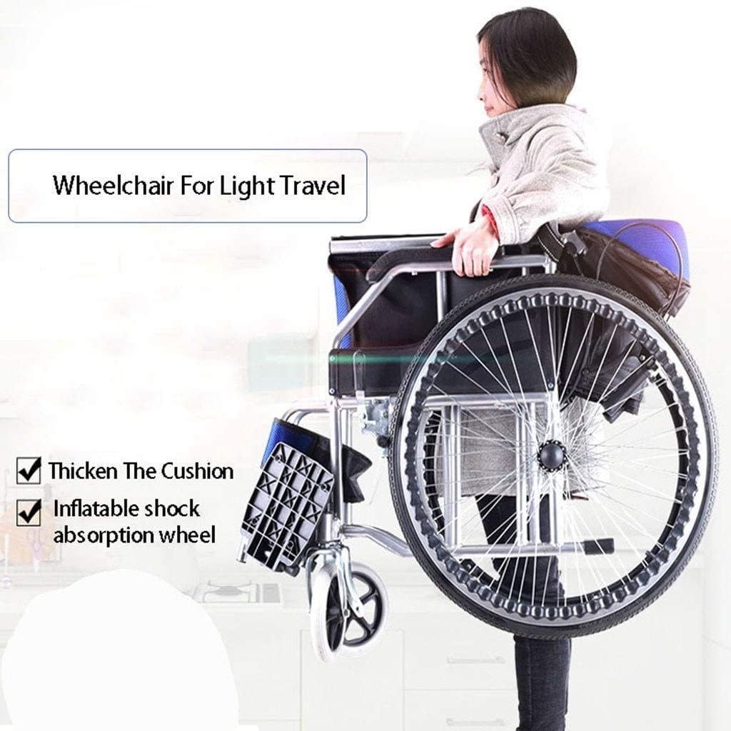 Self-Propelled Foldable Manual with Removable Backrest Double Brake Adjustable Foot Pedal Push Scooter for Disabled/Elderly