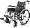Folding Lightweight Transport Mobile Wheelchairs Lightweight Belt Care Rear Brakes Adjustable Pedals Old Man Scooter Easy to Carry Aluminum Lightweight Transport Mobile Wheelchair,Burst